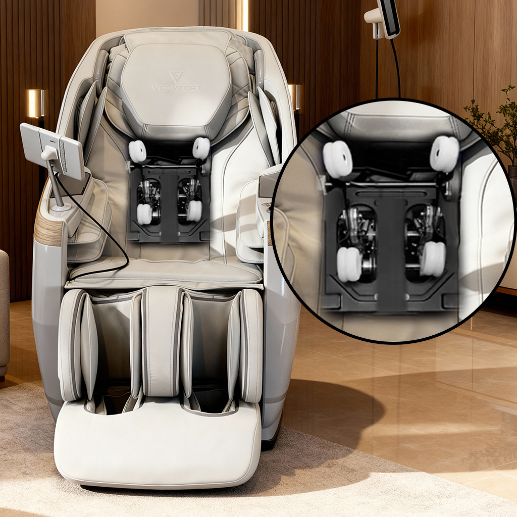 TRok Pro Max 3D massage mechanism and track