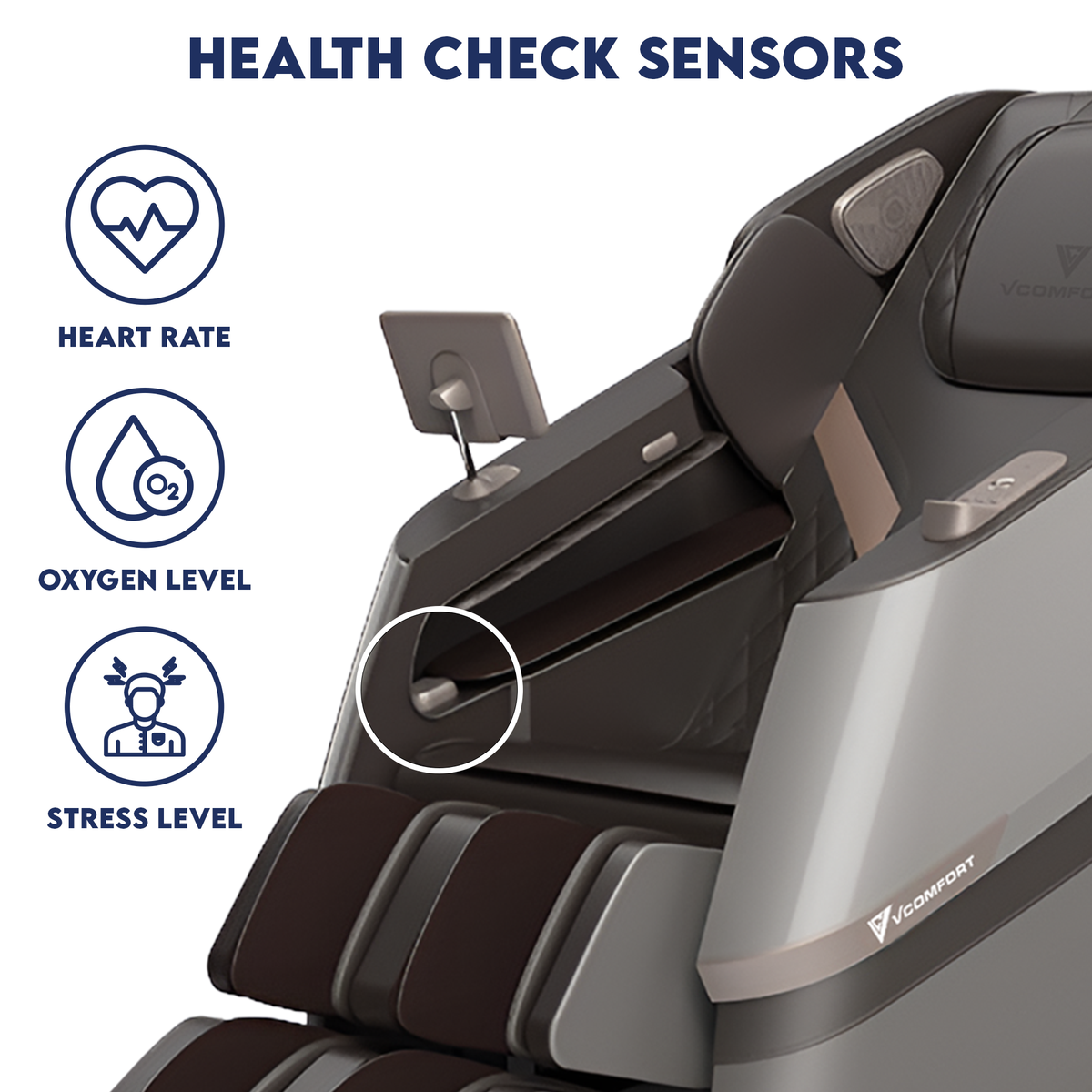 Xavier Duo Pro Max massage chair massage rollers and shoulder detection